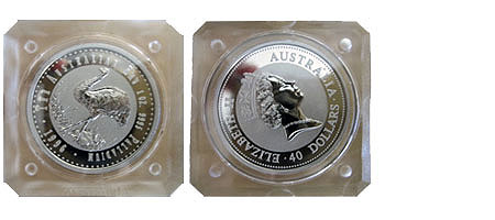 Australia 40 Dollar Emu 1996 Bu