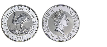 Australien 40 Dollar Emu 1996 Bu
