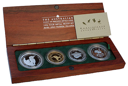 Australia Four Metal Proof Set 1996