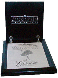 Box Emu 1997 Proof